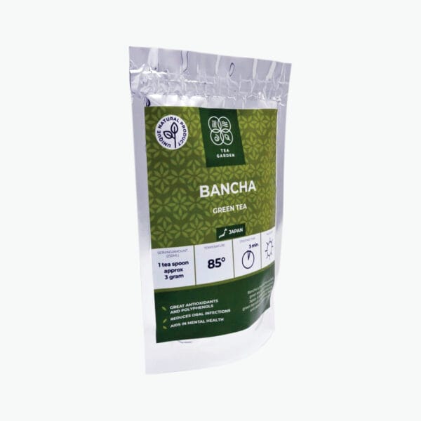 Bancha is the traditional daily green tea found throughout Japan. A refreshing everyday green tea with a mild sweet flavor and pleasant roasted aroma