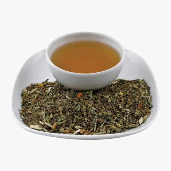 Open your chakras with our amazing herbal tea. In the Tea Garden we serve it with lemon and honey. Ingredients: A blend of tulsi, honey bush, apples, cinnamon, vervain lemongrass, leaf of lemon and marigold.
