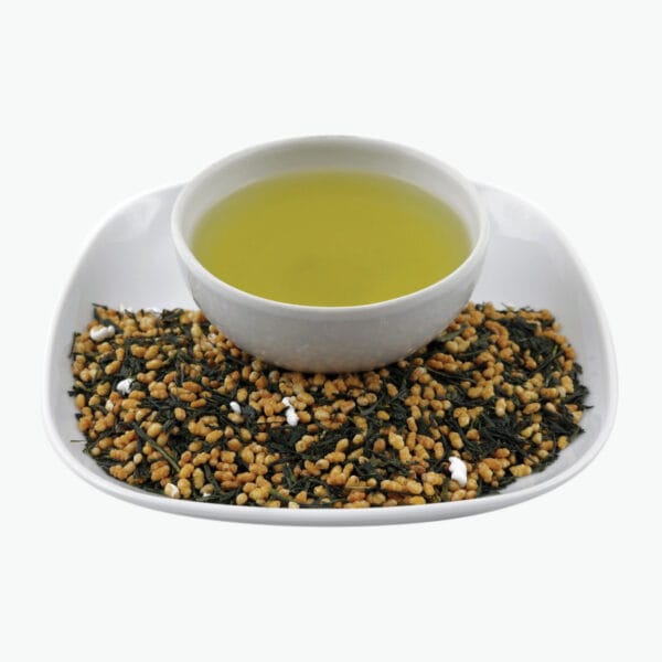 Tea steeped from these tea leaves has a light yellow hue. The taste is pleasant with a hint of roasted rice and a mild aftertaste. The aroma is a light scent of freshness and roasted rice.