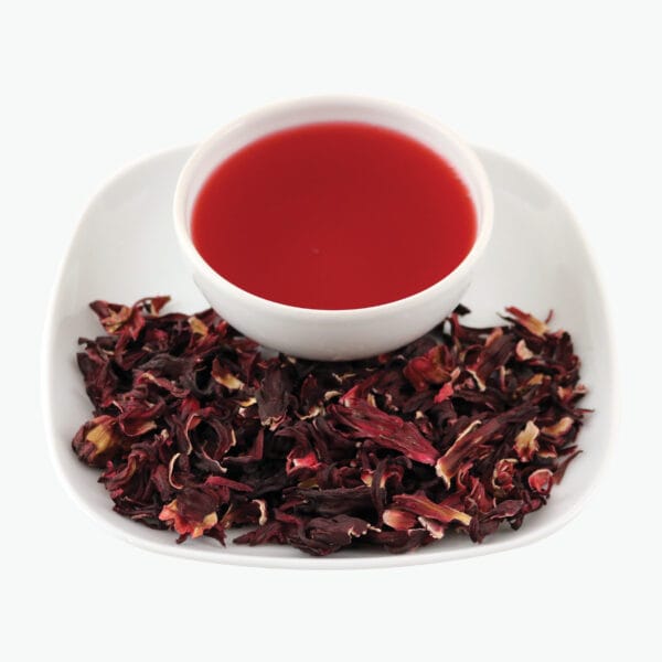 Hibiscus It has beautiful bright red flowers, from which hibiscus tea is prepared by infusion. In Egypt you can find it under the name karkadé and in Mexico for example as rosa de Jamaica. It has a typical sour taste, which can be easily suppressed just by adding honey or some sweet fruit. Hibiscus is undoubtedly beneficial to health, but it is still not recommended for pregnant and breastfeeding women and people with low blood pressure.