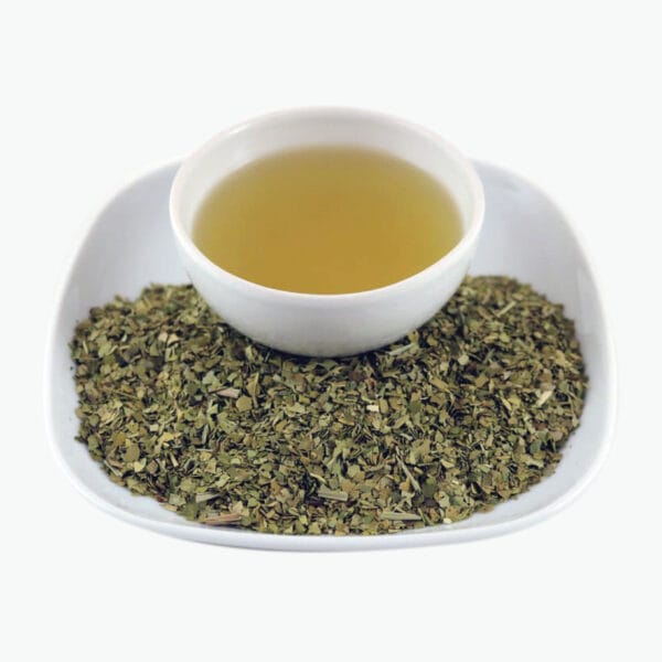 Mate mixed with lemon grass has a cool refreshing taste.
